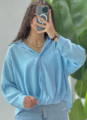 شومیز جلوگره سیلک